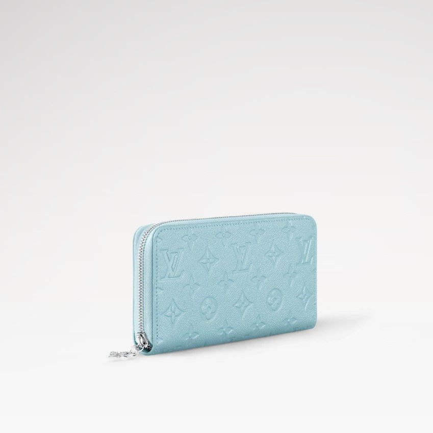 L0vis Vvtt0n Zippy Wallet Azur Frost For Women 7.7in/20cm M12680