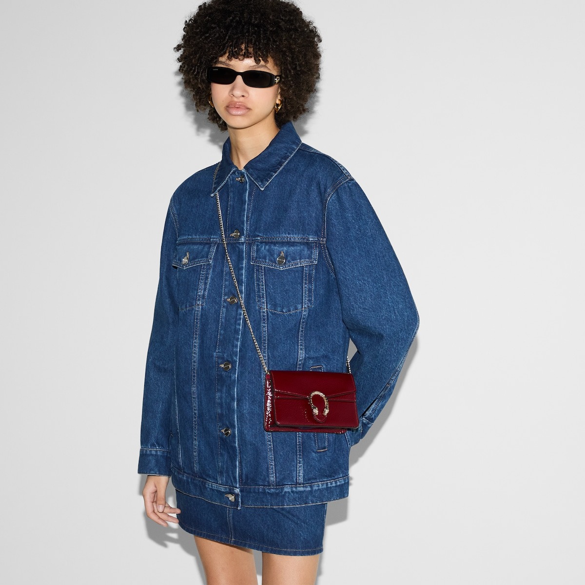 Gvc*1 Dionysus S*per Mini Bag Red For Women 6.9in/18cm 795368 0AAA8 6207