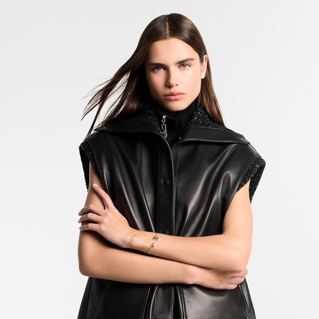 L0vis Vvtt0n LV Iconic Heart Bracelet Gold-Toned For Women M1342A