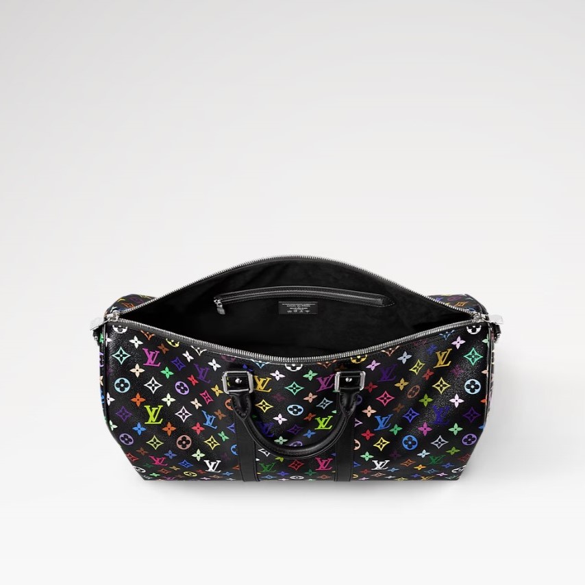 L0vis Vvtt0n LV x TM Keepall Bandoulière 50 Multicolore Black 19.7in/50cm M13745