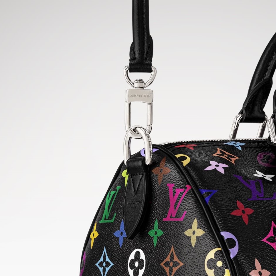 L0vis Vvtt0n LV x TM Speedy Soft 30 Bag Multicolore Noir For Women 11.8in/30cm M13257