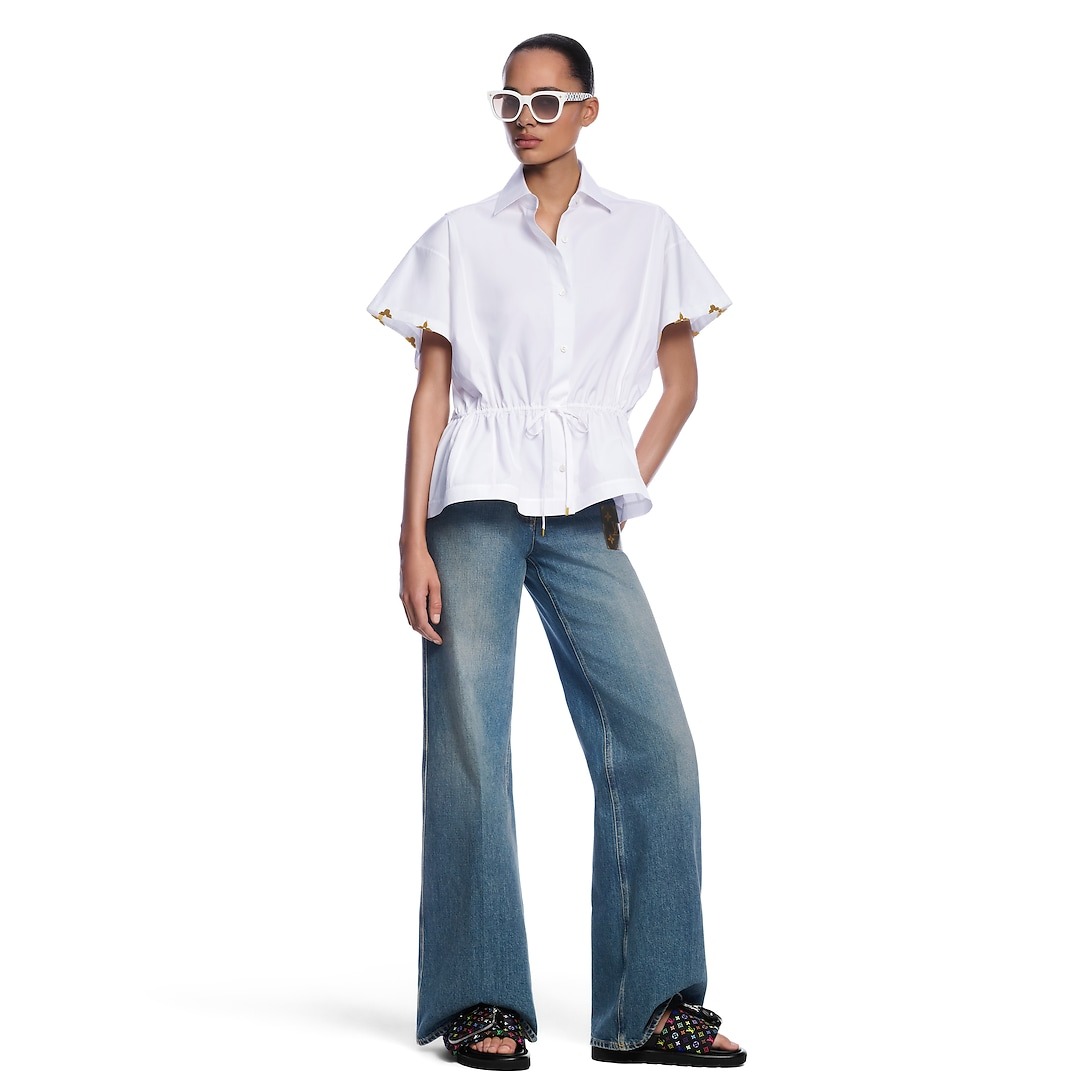 L0vis Vvtt0n LV x TM Pool Pillow Flat Comfort Mule Black For Women 1AGVRH