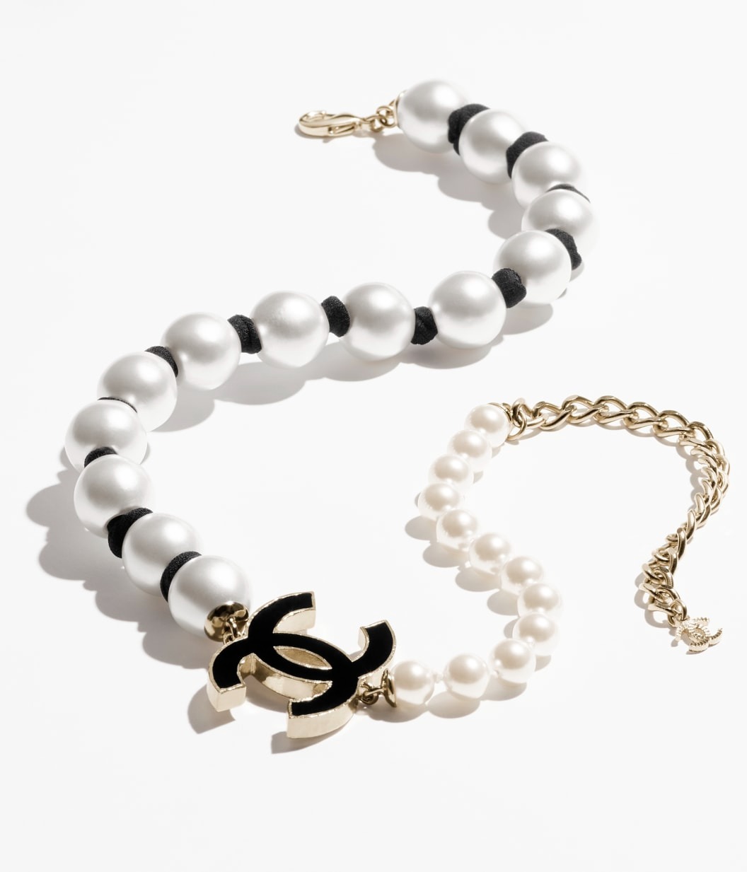 Ch**el Pearl Necklace Gold-Toned For Women ABF365-B19977-NAFTS