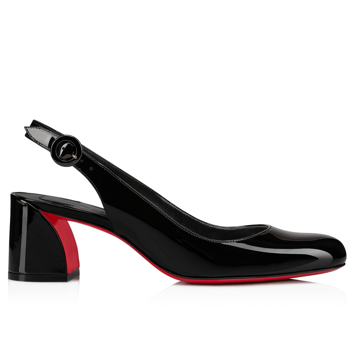 Chr1st1an Louboutin So Jane Sling Pumps Black For Women 55mm 3230029B439  39 EU – 8 US – 24.5 Cm – 9.64 In