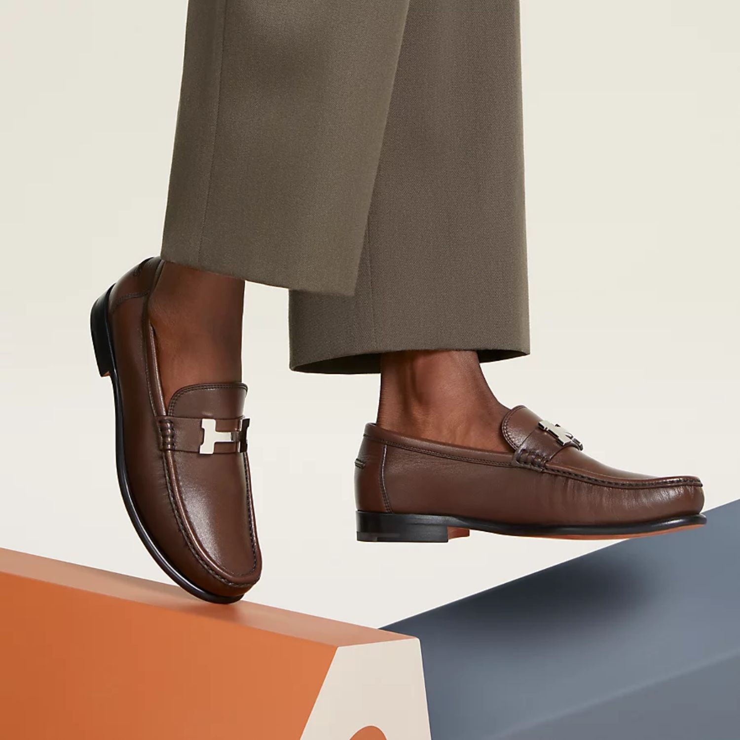 H**me5 Karlo Loafer Marron Pecan For Men – H251996ZANP390