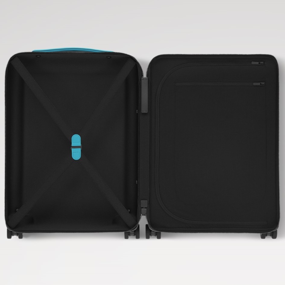 L0vis Vvtt0n Horizon 55 Suitcase Turquoise And Grey 21.7in/55cm M11479