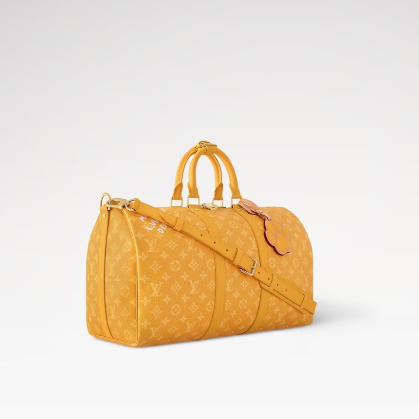 L0vis Vvtt0n Keepall Bandoulière 45 Yellow 17.7in/45cm M12880