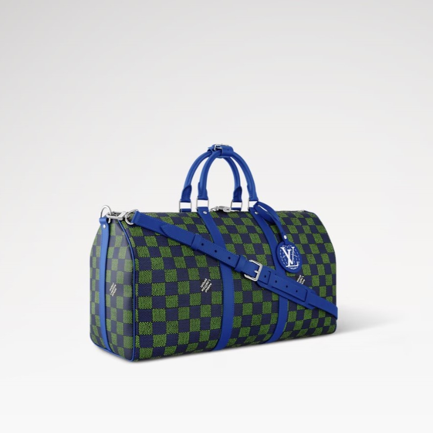 L0vis Vvtt0n Keepall Bandoulière 50 Blue Green 19.7in/50cm N00161