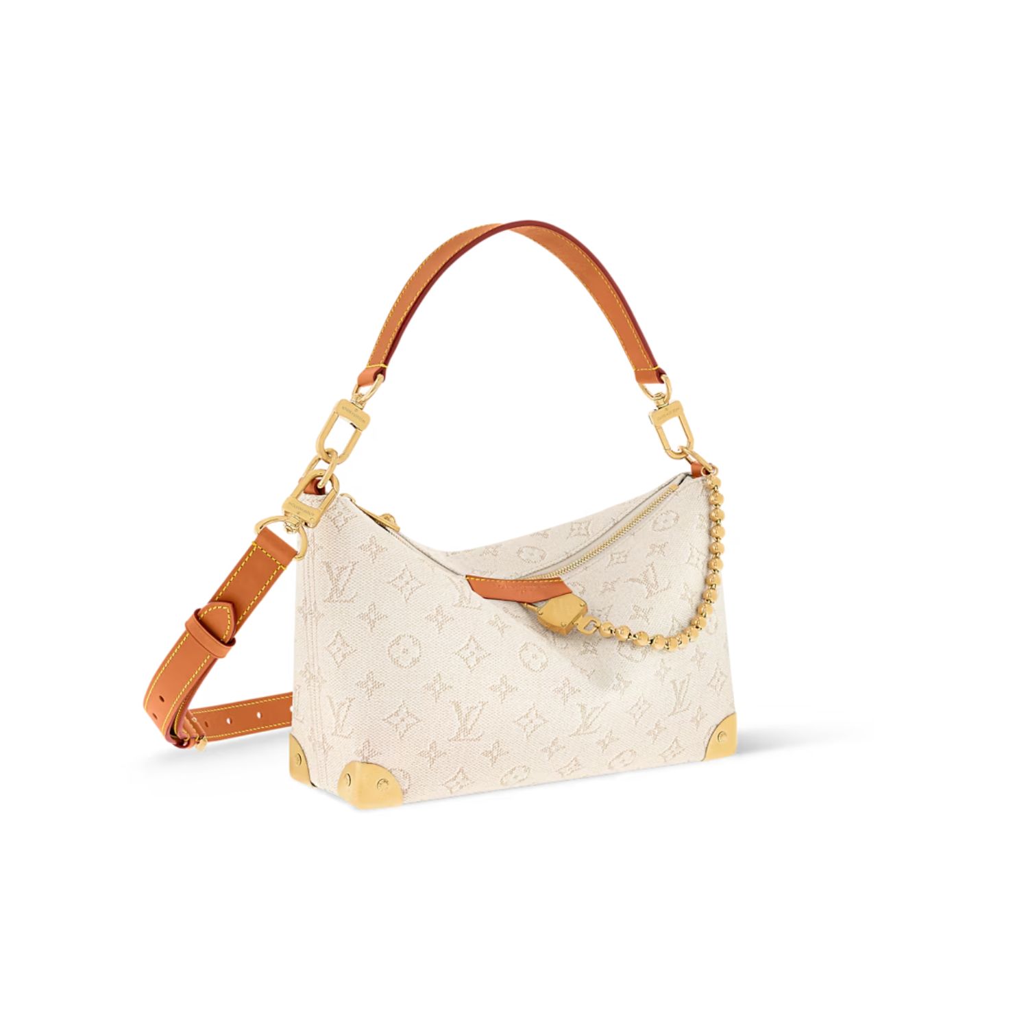 L0vis Vvtt0n Bobo Trunk Bag Off-White For Men 32cm/13in – M14661