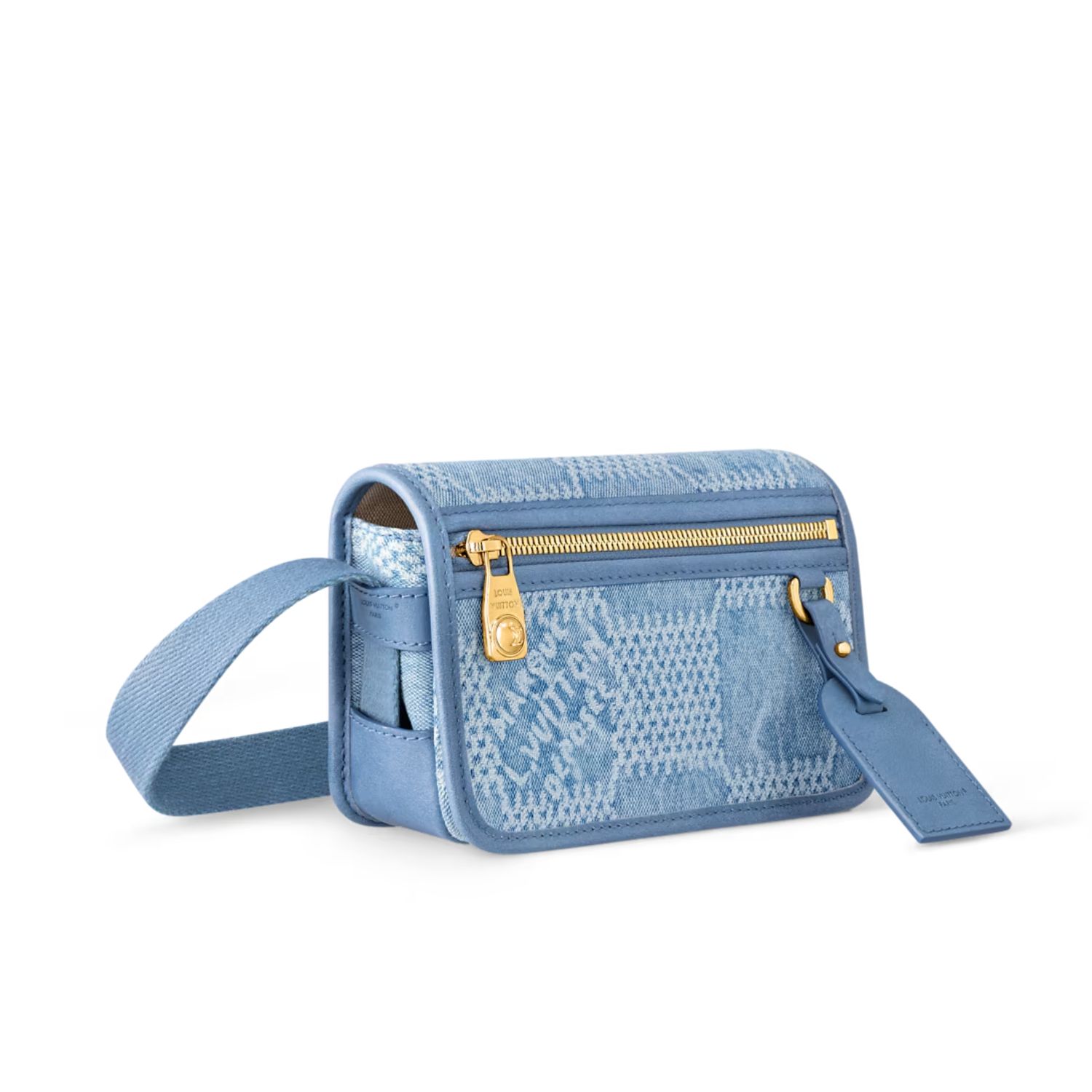 [True-to-ORIGINAL] L0vis Vvtt0n Bosphore Wearable Wallet Blue For Men 19cm/7.5in – N00210