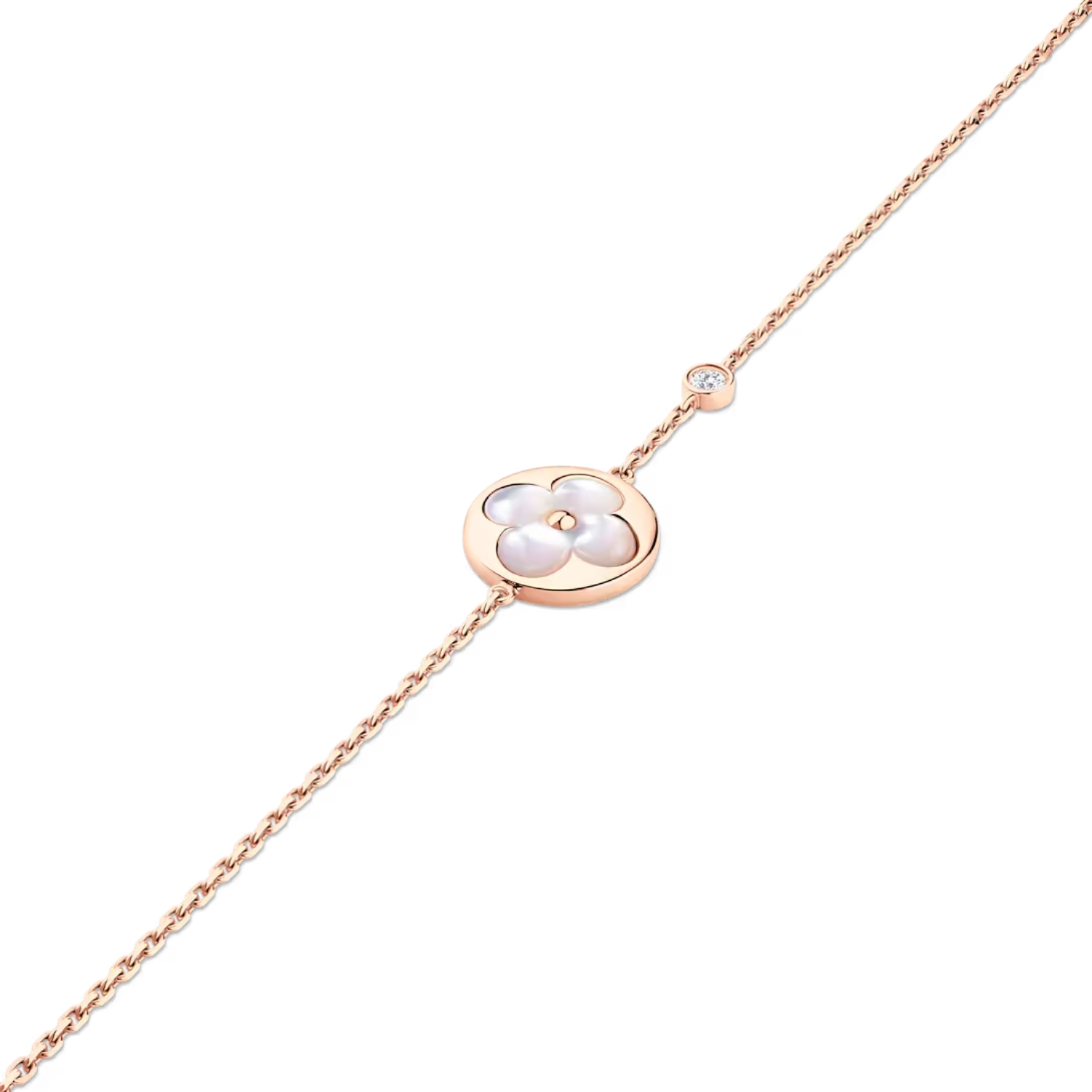 L0vis Vvtt0n Color Blossom BB Sun Bracelet Pink-Toned For Women QA5116