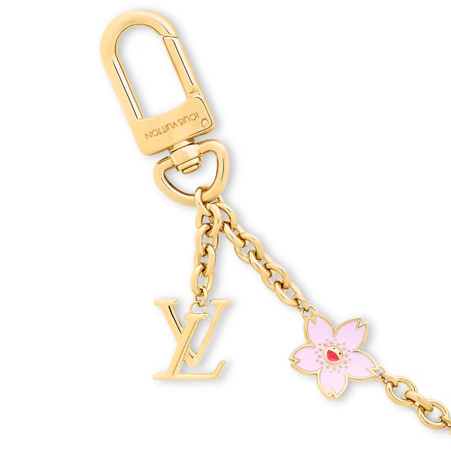 L0vis Vvtt0n LV x TM Cherry Blossom Bag Chain For Women M02540