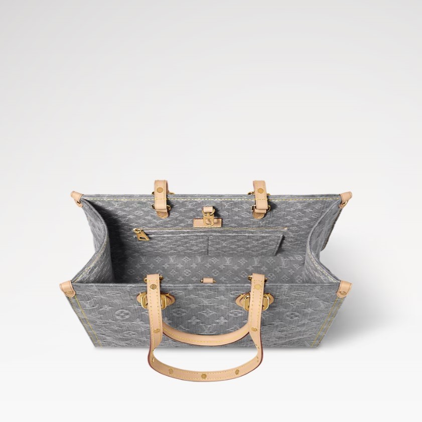 L0vis Vvtt0n OnTheGo MM Washed Gray For Women 13.8in/35cm M13189