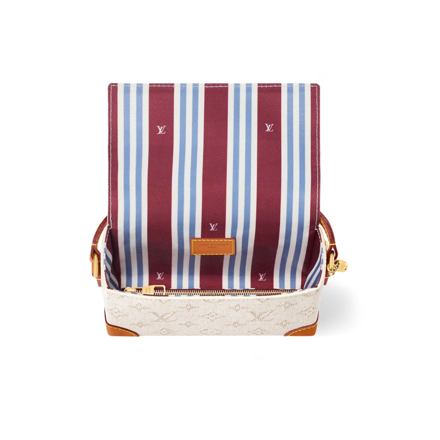 L0vis Vvtt0n Steamer Wearable Wallet Off-White For Men 18cm/7.1in – M14686