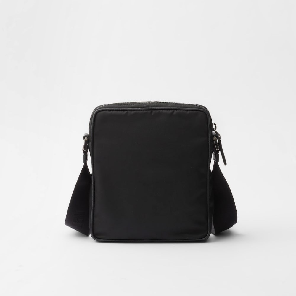 Pra*a Re-Nylon And Leather Shoulder Bag For Men 6.7in/17cm 2VH112_2DMH_F0002_V_XOP