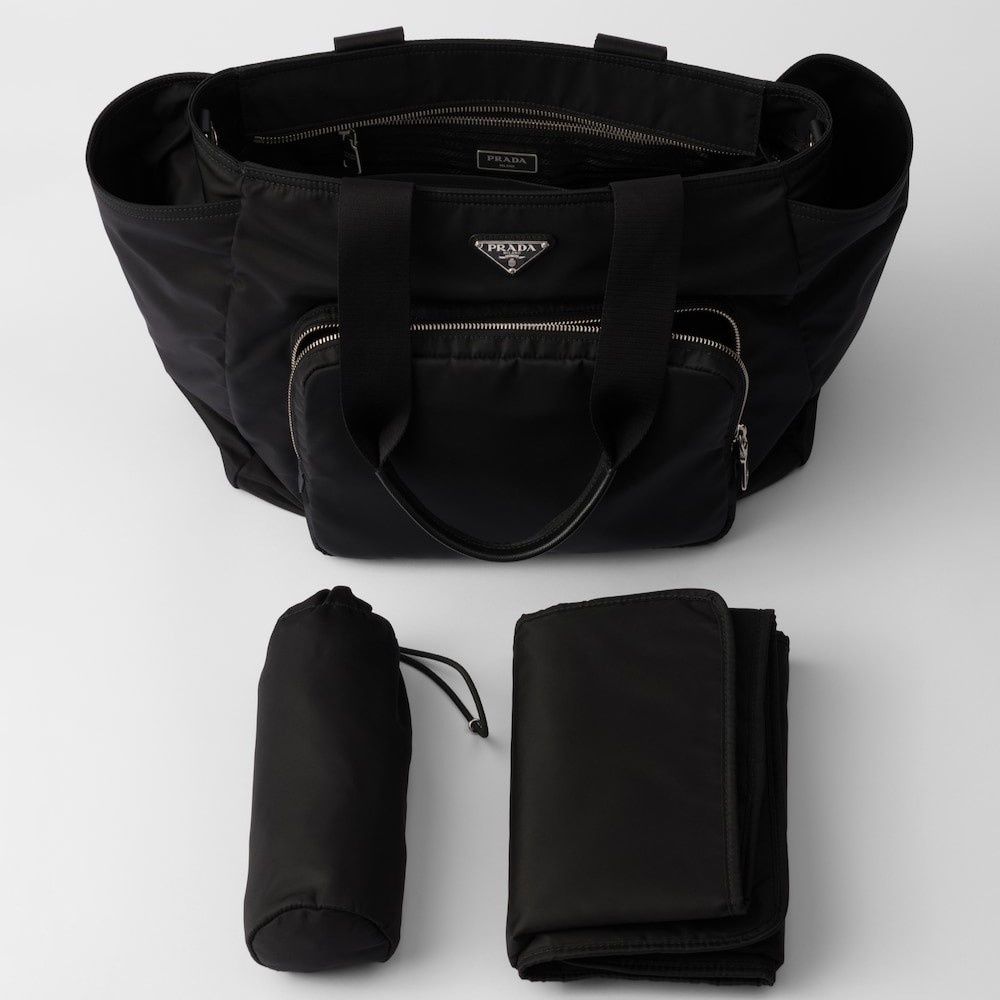 Pra*a Re-Nylon Baby Bag For Women 14.2in/36cm 1BG102_RV44_F0002_V_OOO