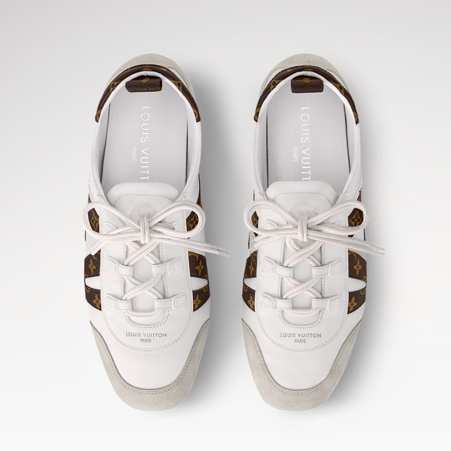 L0vis Vvtt0n LV Sneakerina White For Women 1AHNC6