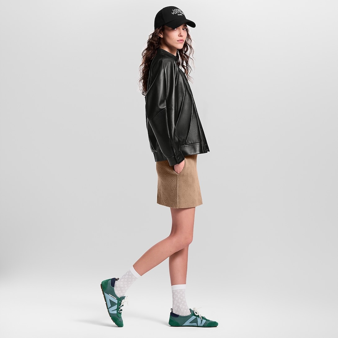 L0vis Vvtt0n LV Sneakerina Green For Women 1AHNDW