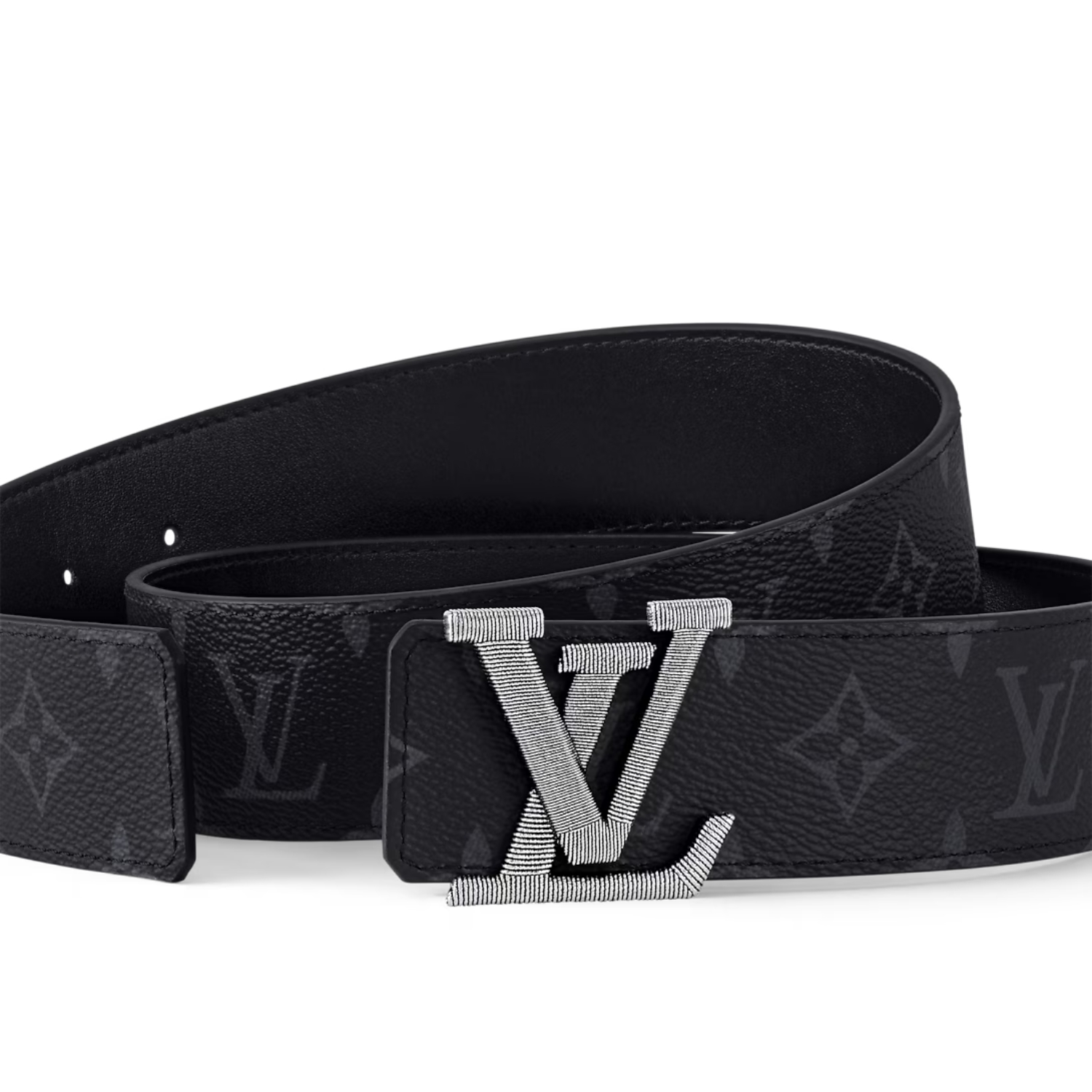 L0vis Vvtt0n LV Stitch 40mm Reversible Belt Monogram Eclipse For Men M8560U