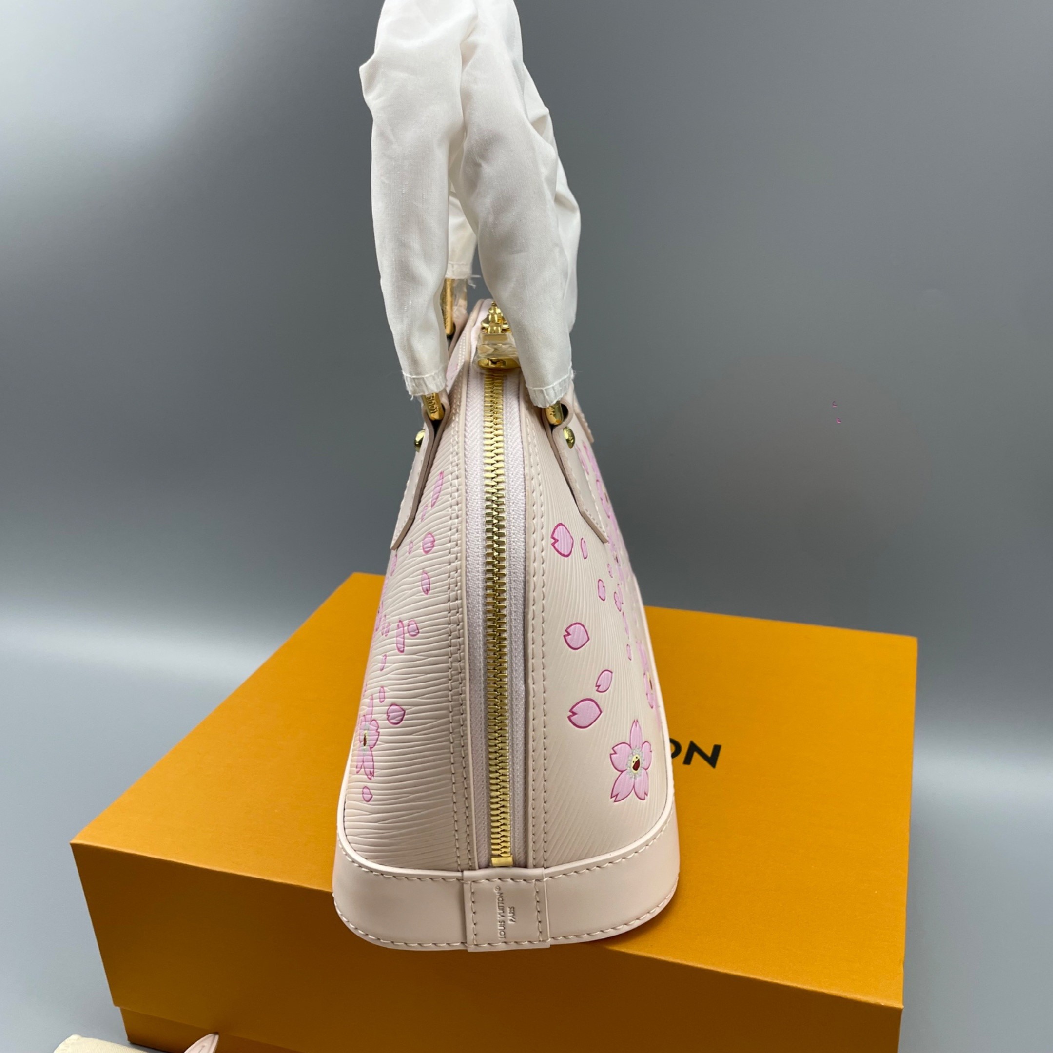 [True-to-ORIGINAL] L0vis Vvtt0n LV x TM Alma BB Pink For Women 23.5cm/9.3in – M13104