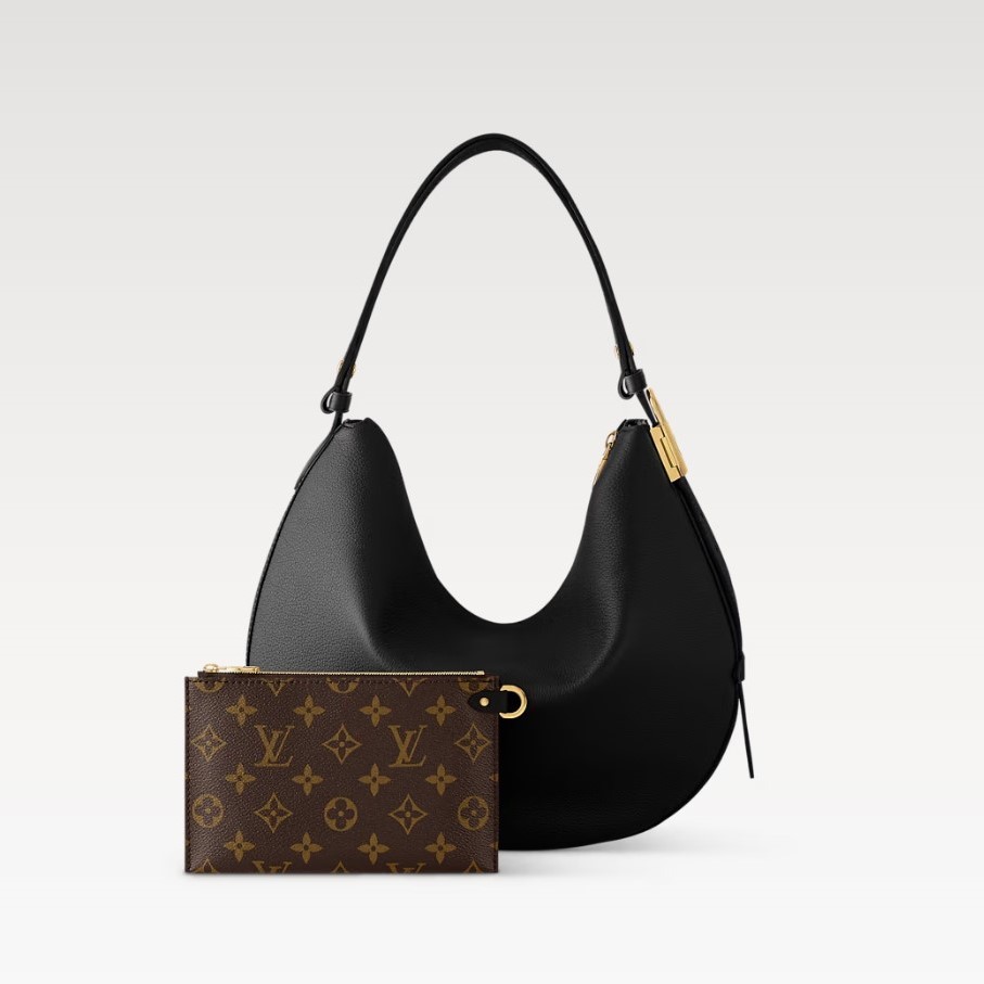 L0vis Vvtt0n Low Key Cookie MM Black For Women 12.6in/32cm M14417