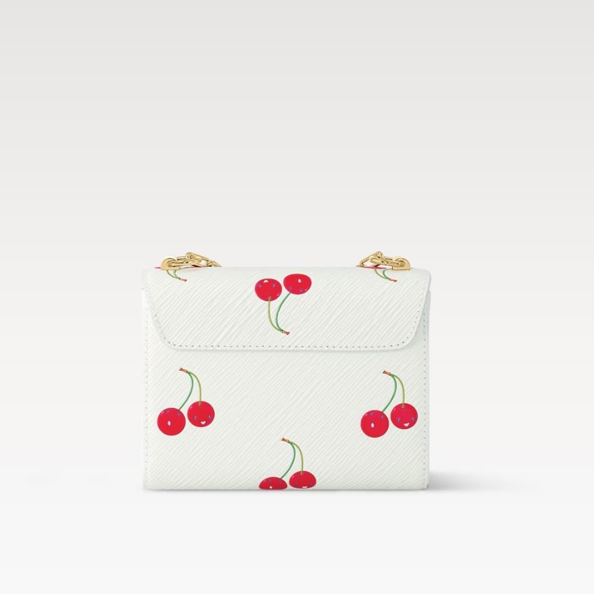 [True-to-ORIGINAL] L0vis Vvtt0n LV x TM Twist PM White For Women 7.5in/19cm M13239