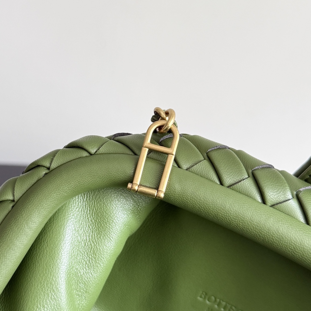 [True-to-ORIGINAL] B0tt*ga Ven*ta Small Lauren 1980 Matcha For Women 27cm/10.6in