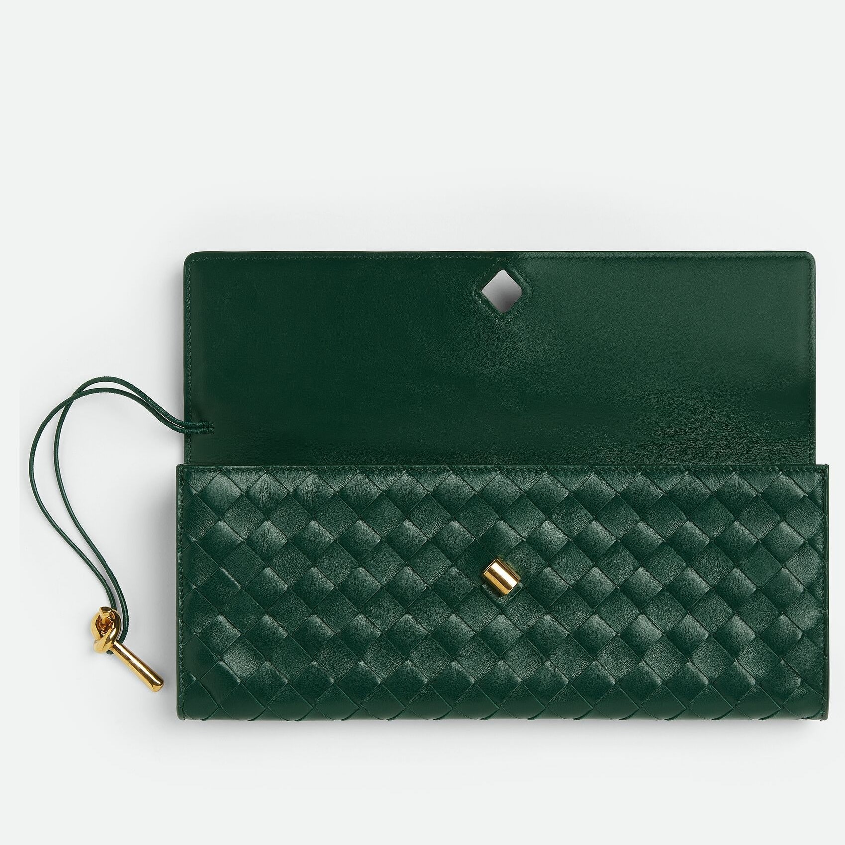 B0tt*ga Ven*ta Andiamo Clutch Emerald Green For Women 31cm/12.2in 741511VCPP33050