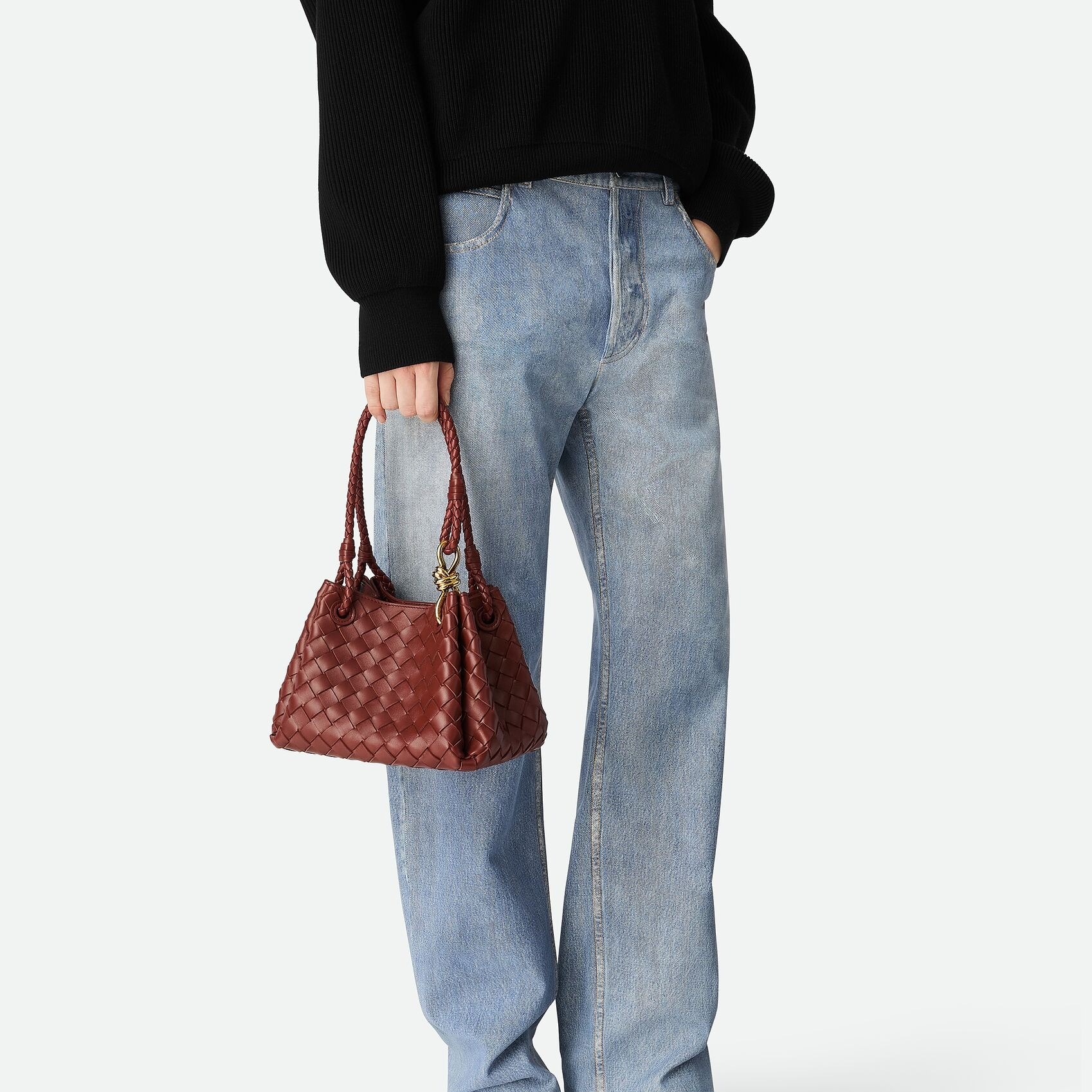 [True-to-ORIGINAL] B0tt*ga Ven*ta Small Parachute Sapele For Women 20cm/7.9in 796569VCPPT2506