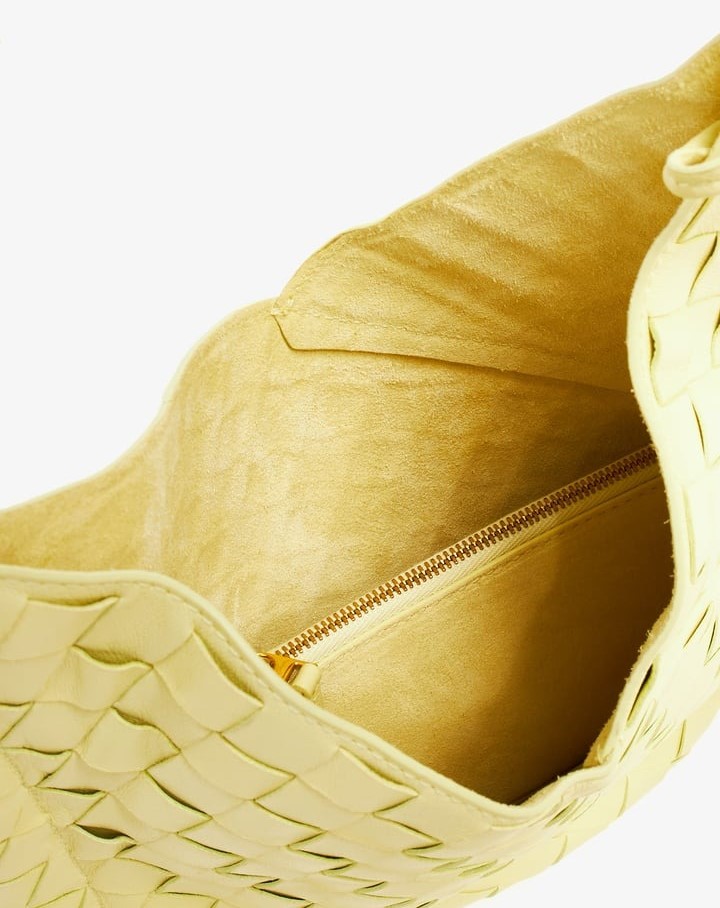 [True-to-ORIGINAL] B0tt*ga Ven*ta Small Solstice Yellow For Women 26cm/10.2in 740898VCPP17455