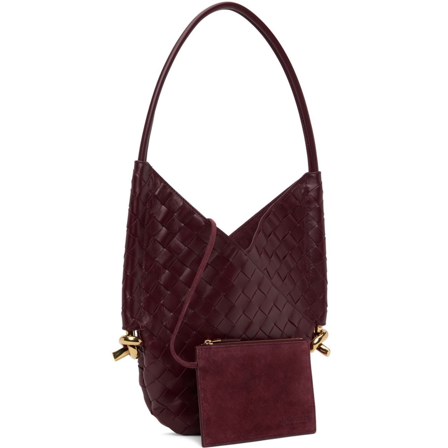 [True-to-ORIGINAL] B0tt*ga Ven*ta Small Solstice Burgundy For Women 26cm/10.2in 740898VCPP16413