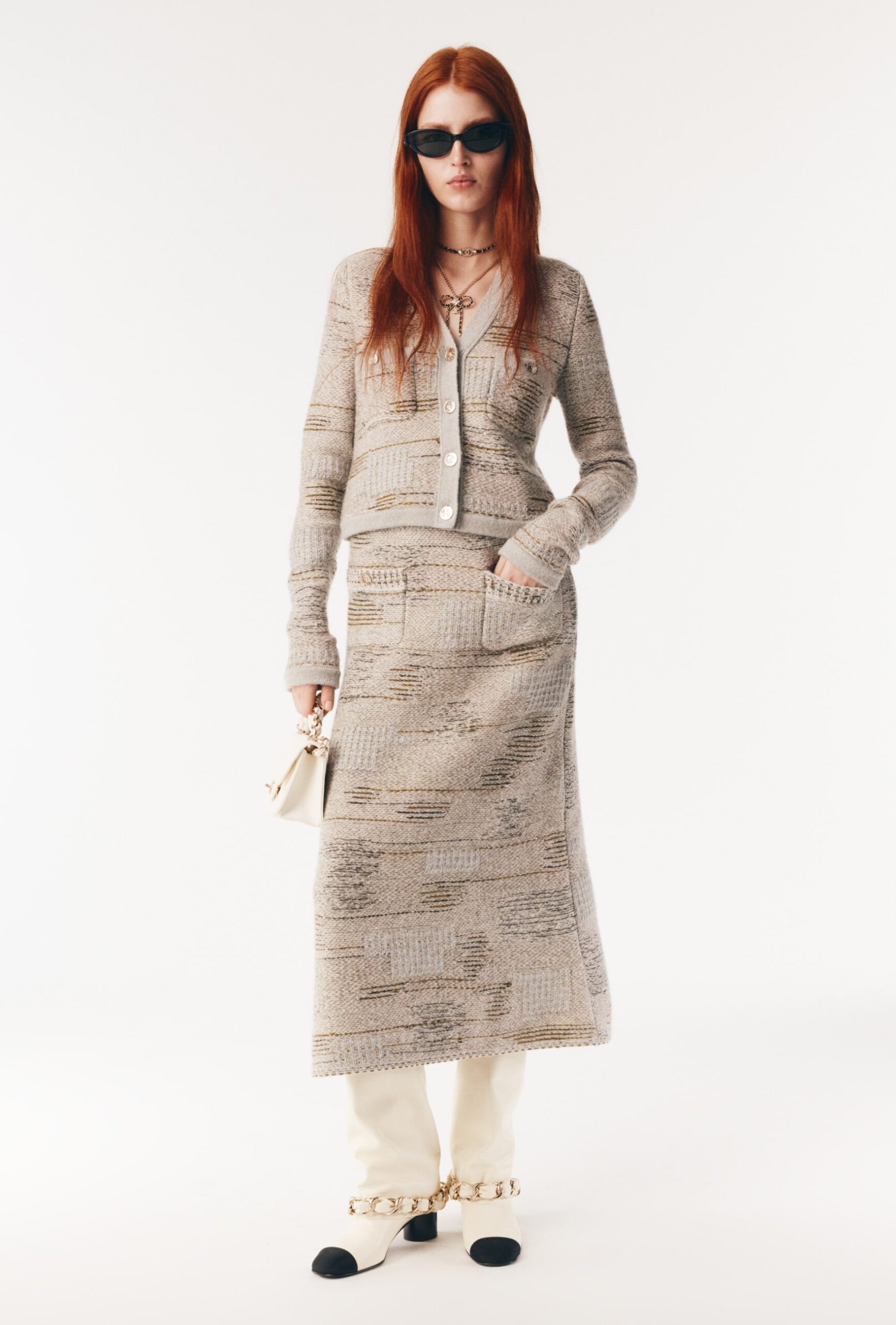 Ch**el Choker Gold Black & Crystal For Women – ABG276-B21852-U3435