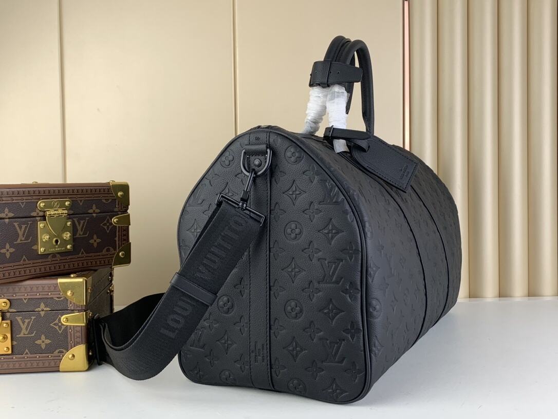 [True-to-ORIGINAL] L0vis Vvtt0n Keepall Bandoulière 50 Monogram Shadow For Men 19.7in/50cm M44810