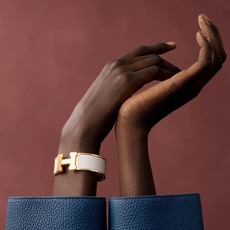 H**me5 Clic Clac H Bracelet Blanc H300001F 31PM