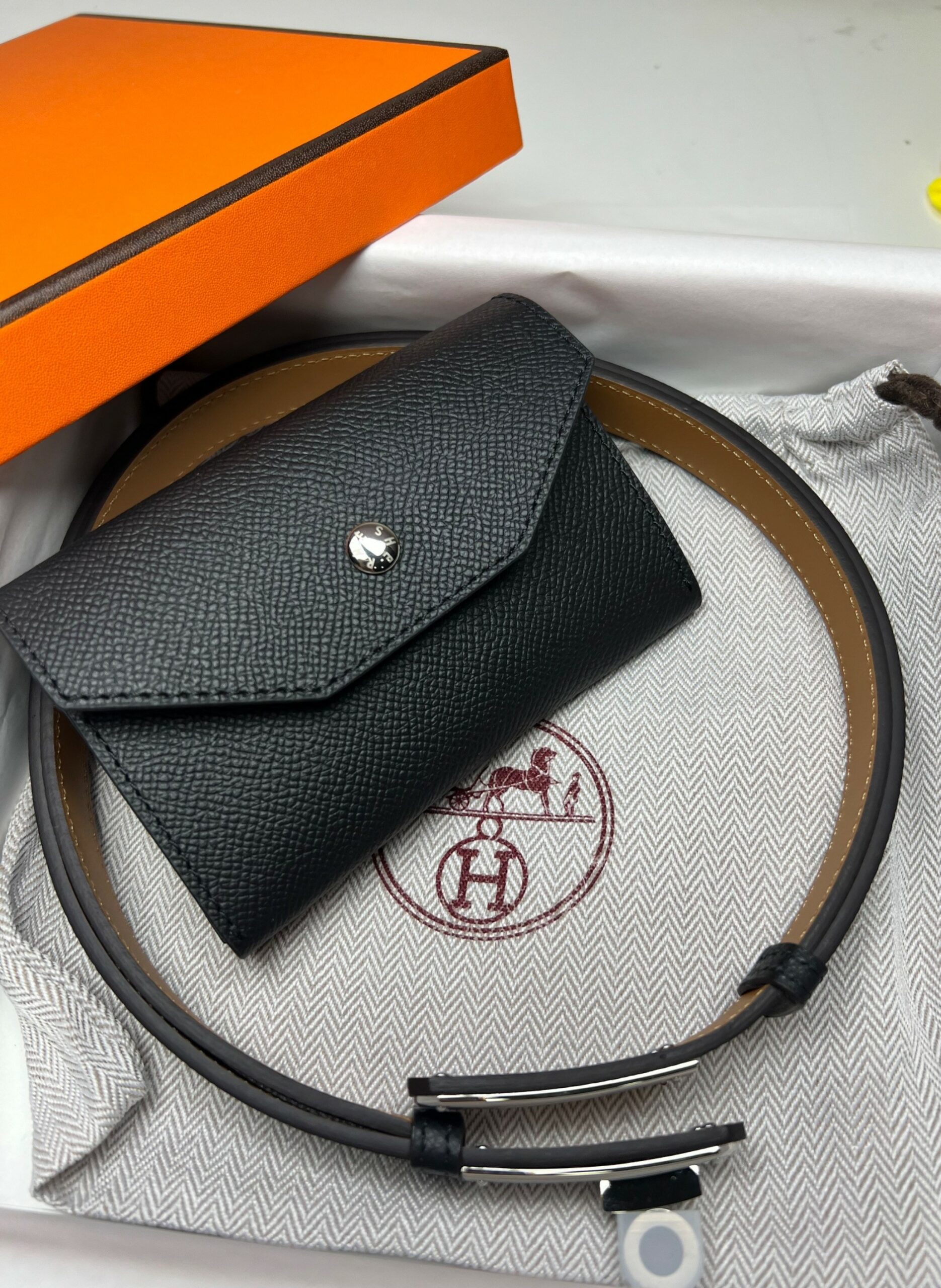 H**me5 Kelly Pocket 18 Belt Noir For Women H081120CK89