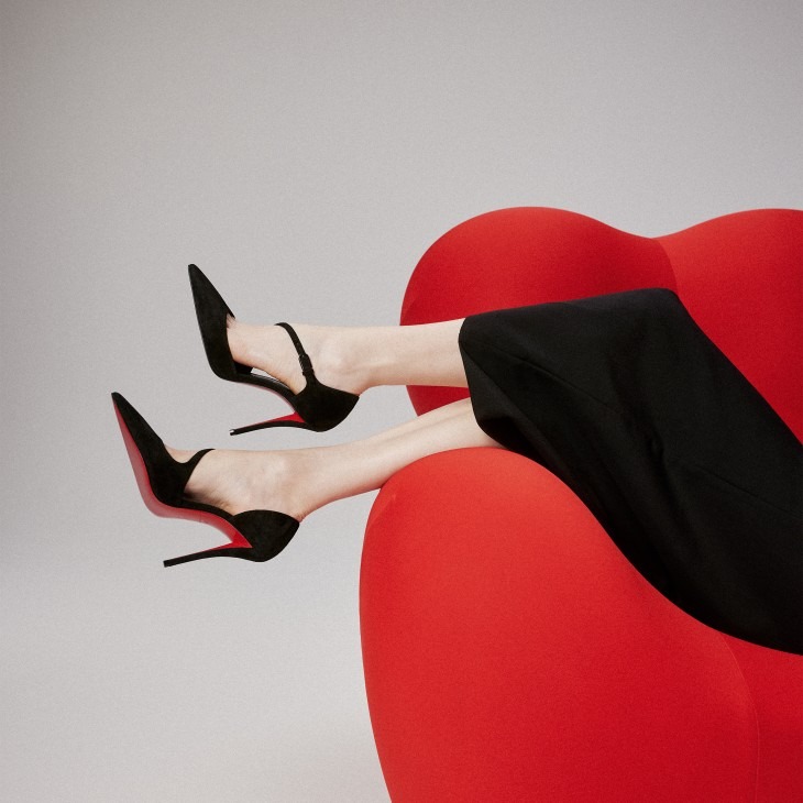 Chr1st1an Louboutin Miss Ziggyta Pumps Black For Women 100mm 3250637BK01