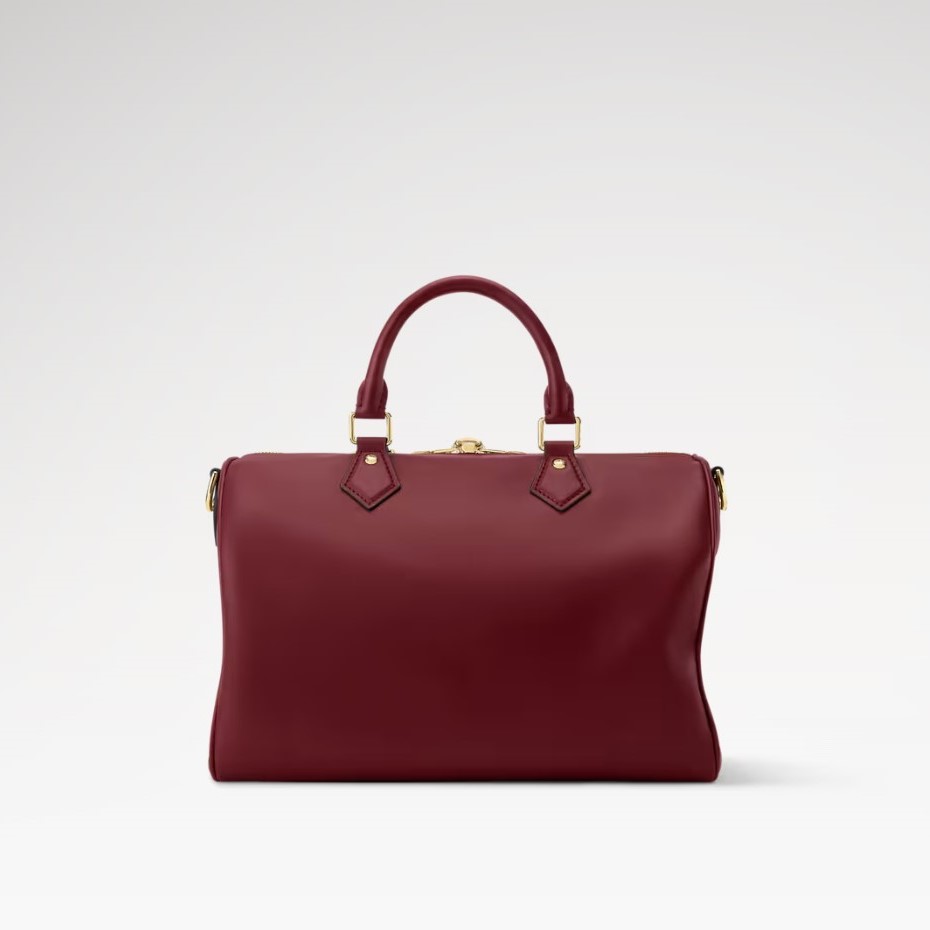 [True-to-ORIGINAL] L0vis Vvtt0n Speedy Soft 30 Plum For Women 30cm/11.8in M25766