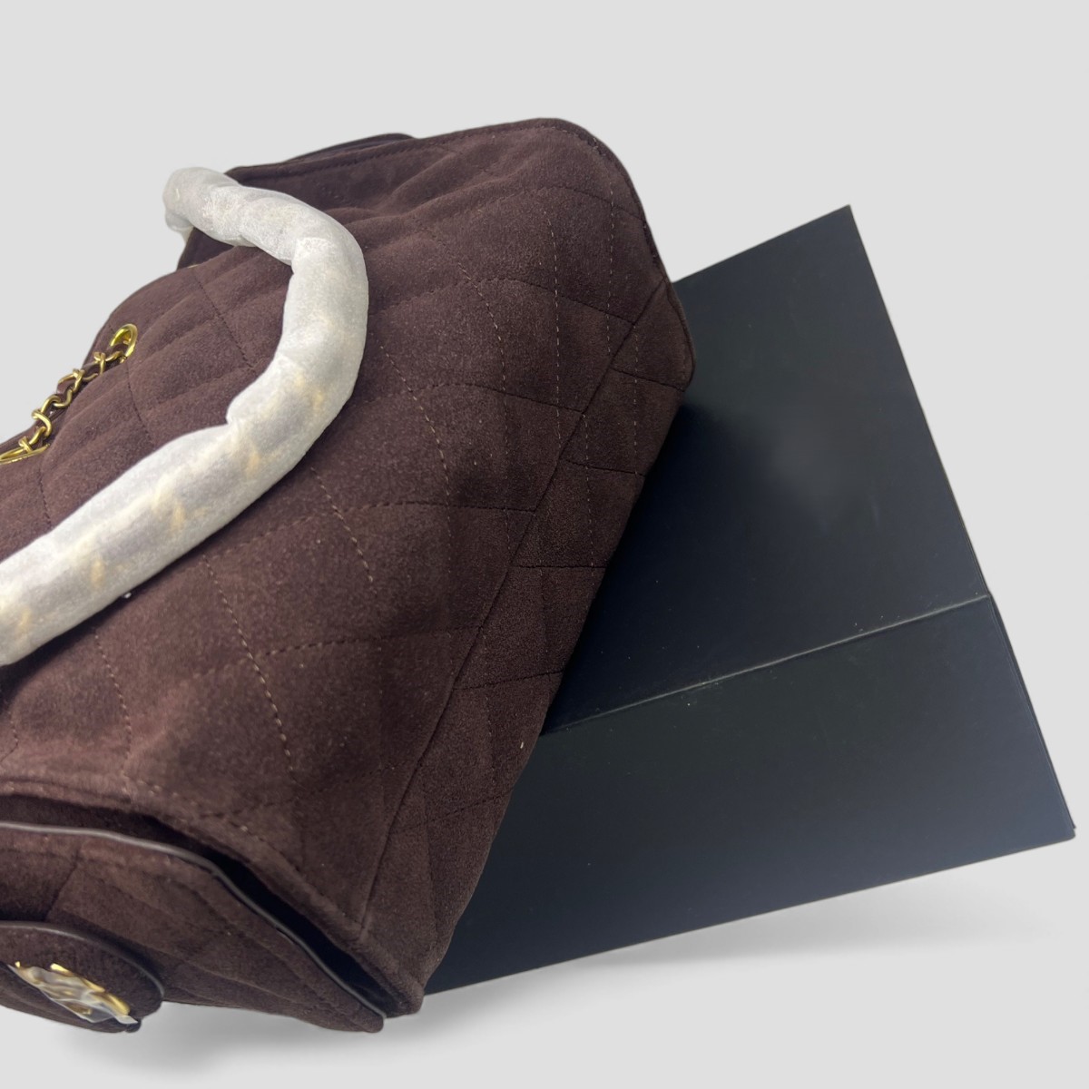 Ch**el 25 Mini Handbag Dark Brown For Women 8.7in/22cm‎ AS5631-B18799-U3950