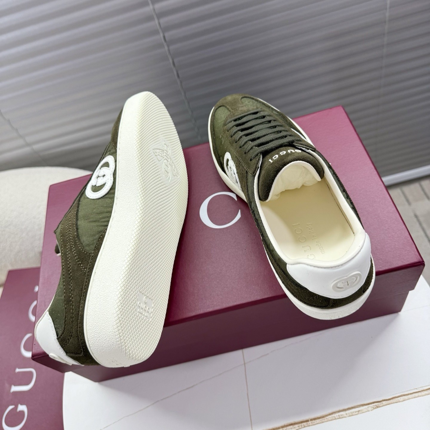 Gvc*1 G75 Trainer Dark Green For Men 840330 AAE80 3354