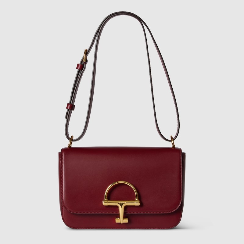 [True-to-ORIGINAL] Gvc*1 Siena Small Shoulder Bag Rosso Ancora Red For Women 8.9in/22.5cm 846705 AAFKB 6207