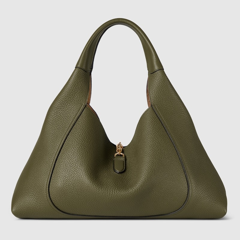 [True-to-ORIGINAL] Gvc*1 Softbit Maxi Shoulder Bag Forest Green For Women 18.1in/46cm 837466 AAEAO 3332