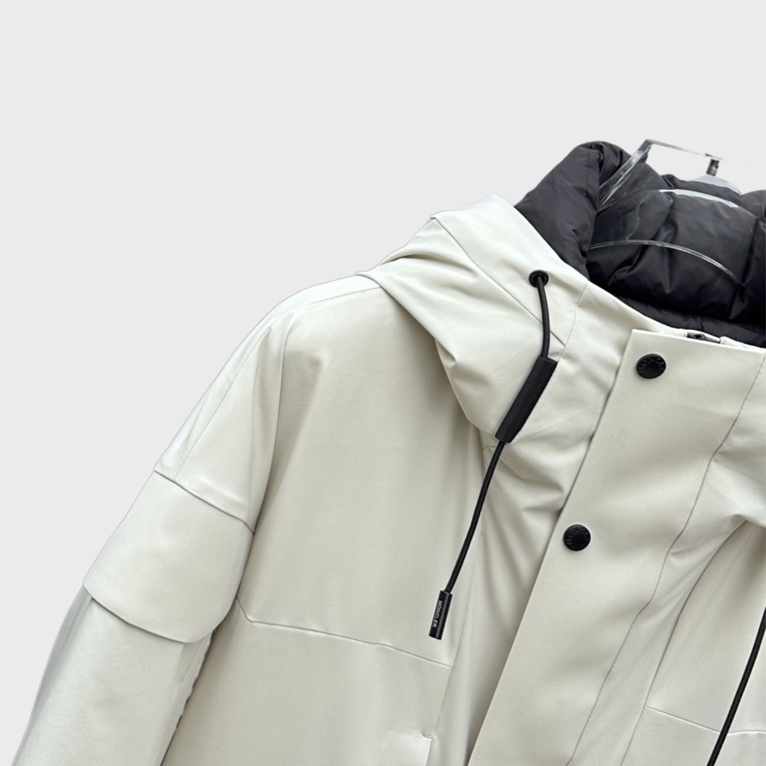 Moncler Technical Hooded Jacket White For Men