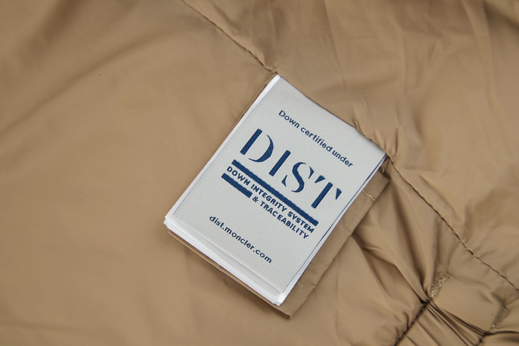 Moncler Boed Hooded Shearling-Trimmed Short Down Jacket Beige For Women