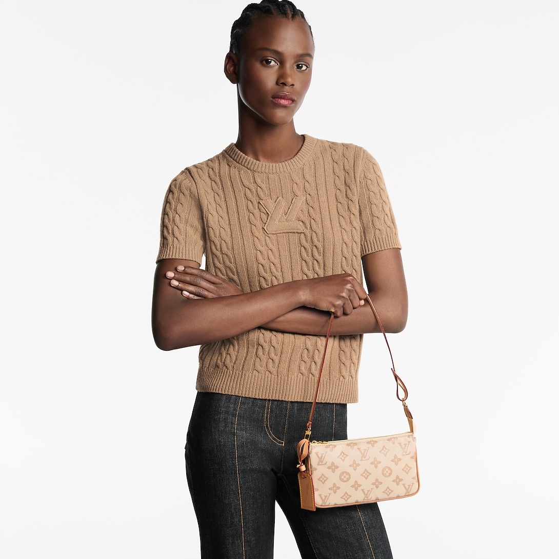 L0vis Vvtt0n Pochette Accessoires Linen For Women 23.5cm/9.3in – M28321