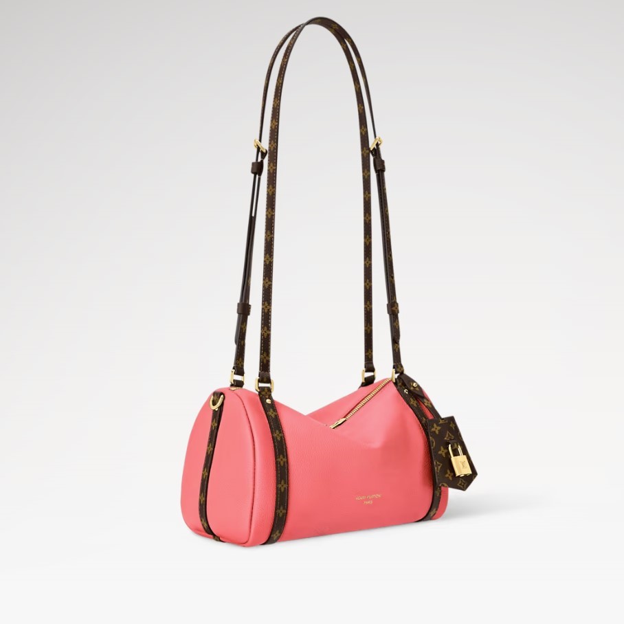 L0vis Vvtt0n Express PM Shoulder Bag 10.2in/ 26cm Atomic Pink Gold Hardware For Women M29092