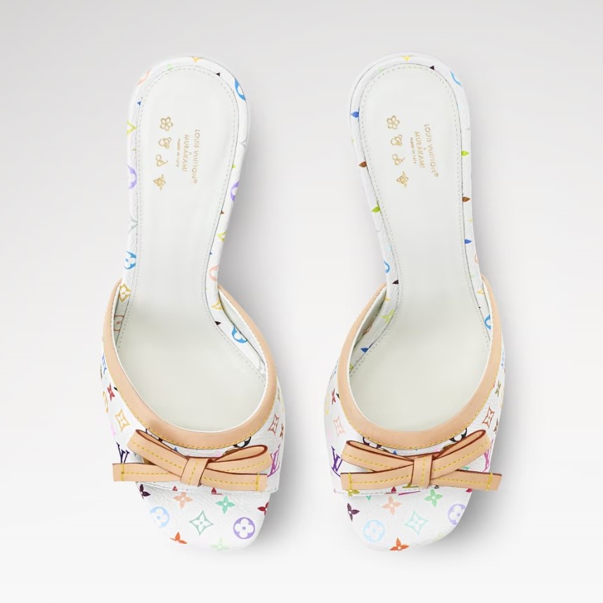 L0vis Vvtt0n LV x TM 6AM Mules White For Women 1AJSDD