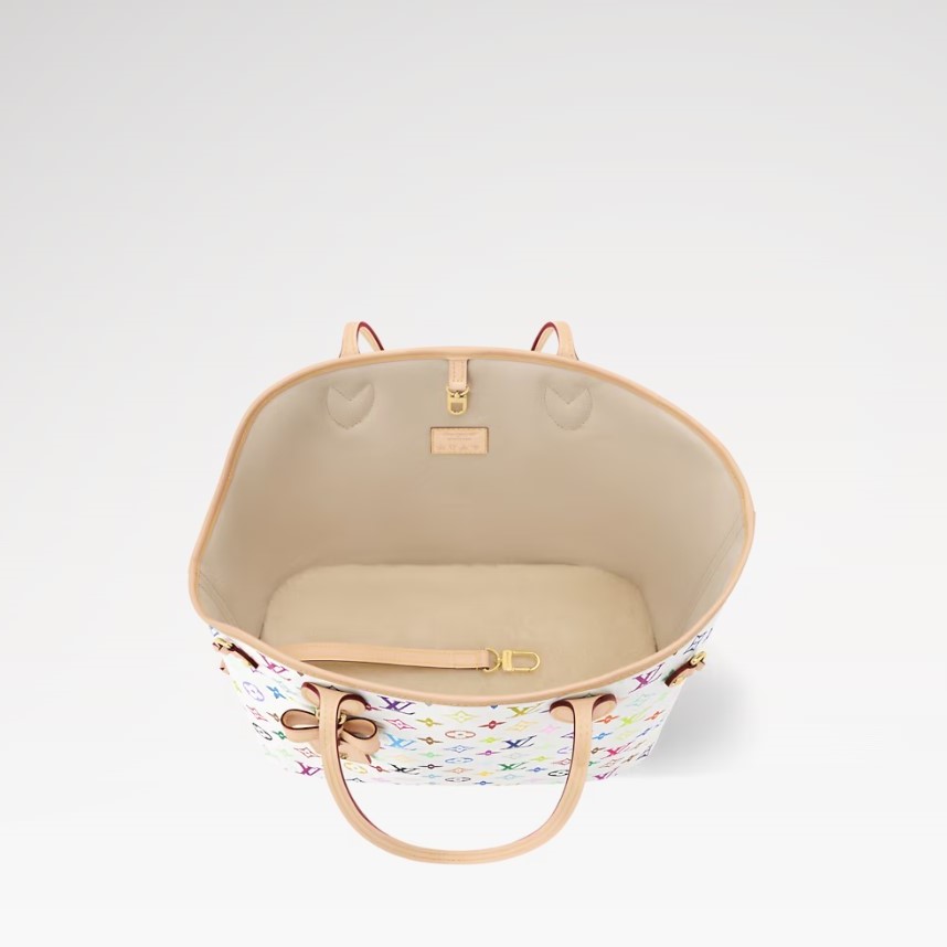 L0vis Vvtt0n LV x TM Neverwoof Tote Bag 12.2in/ 31cm Multicolored Gold Hardware For Women M27839