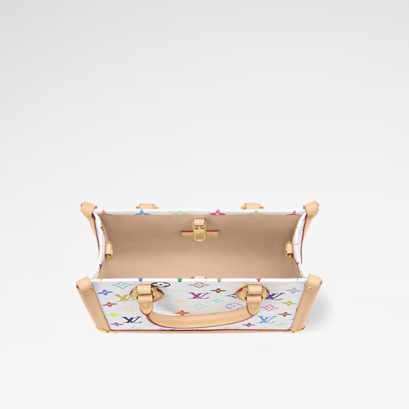 L0vis Vvtt0n LV x TM Onthego PM Tote Bag 9.8in/ 25cm Multicolored Gold Hardware For Women M27580