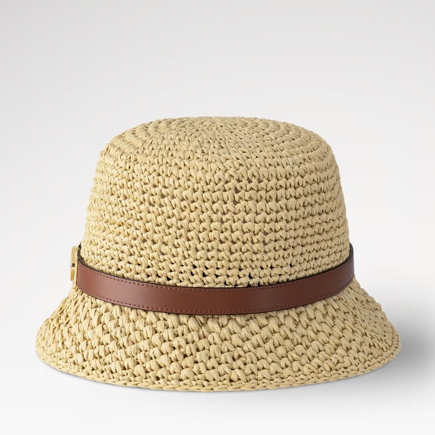 L0vis Vvtt0n Dauphine Summer Hat Natural Beige For Women M5071M