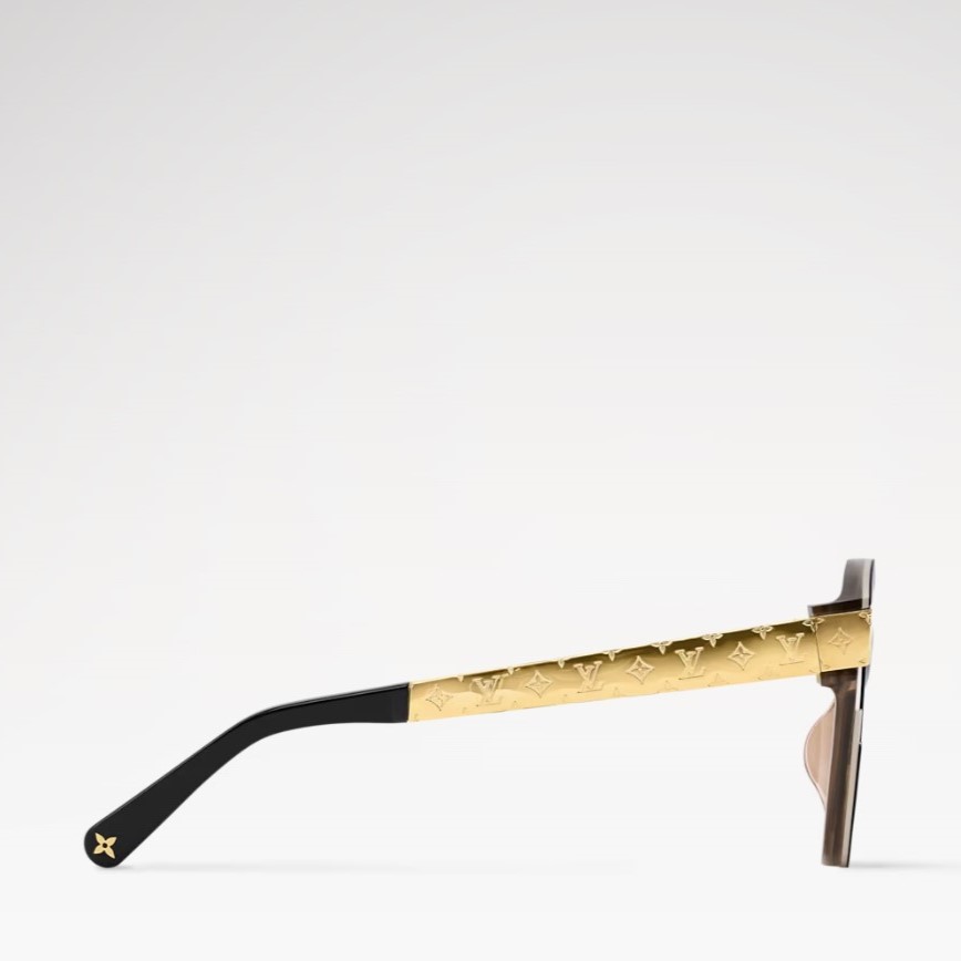 L0vis Vvtt0n LV Petit Soupcon Square Sunglasses Black For Women Z3182W